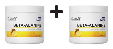 2 x OstroVit Beta-Alanine Powder (200g) Lemon