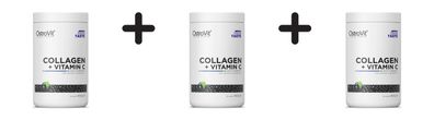 3 x OstroVit Collagen + Vitamin C (400g) Blackcurrant