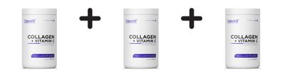 3 x OstroVit Collagen + Vitamin C (400g) Raspberry Lemonade and Mint