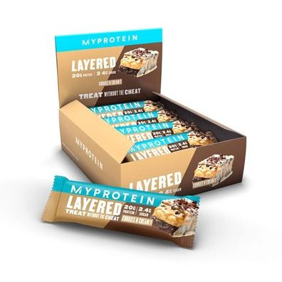 Myprotein Layered Bars (12x60g) Vanilla Birthday Cake