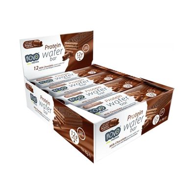 Novo Nutrition Protein Wafer Bar (12x40g) Milk Chocolate