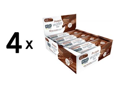 4 x Novo Nutrition Protein Wafer Bar (12x40g) Milk Chocolate
