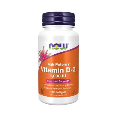 Now Foods Vitamin D3 1000IU (180)