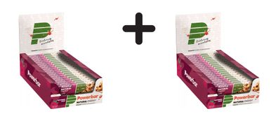 2 x Powerbar Natural Energy Cereal Bar + Magnesium (18x40g) Raspberry Crisp