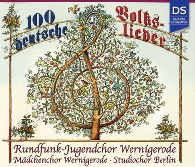 100 deutsche Volkslieder - - (AudioCDs / Unterhaltung)