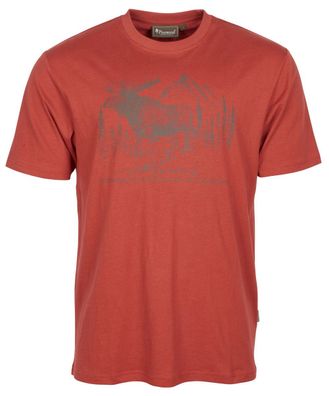 Pinewood 5571 Moose T-Shirt D. Terracotta (589) - Größe: L