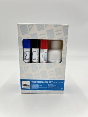 Whiteboard Reiniger 100 ml + 3 Whiteboard Marker Whiteboard Set NEU & OVP Büro