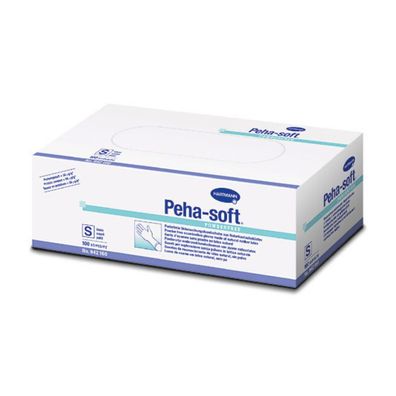 Hartmann Peha-soft® powderfree Latex-Einmalhandschuhe - S / Weiß | Packung (100 Stück