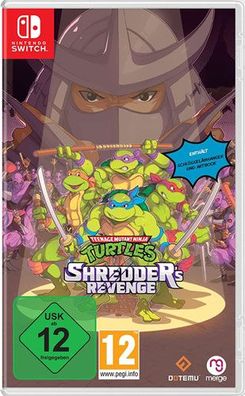TMNT Shredders Revenge SWITCH Teenage Mutant Ninja Turtles - NBG - (Nintendo ...