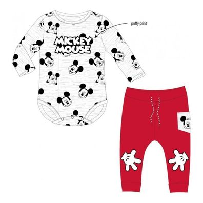 Mickey Mouse Baby-/ Kleinkinder-Bekleidungsset | Langarm Body & Hose - ...