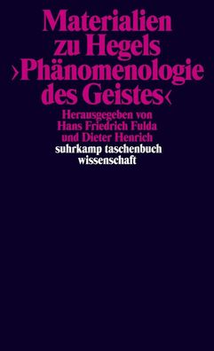 Materialien zu Hegels Ph?nomenologie des Geistes, Georg Wilhelm Friedrich H ...