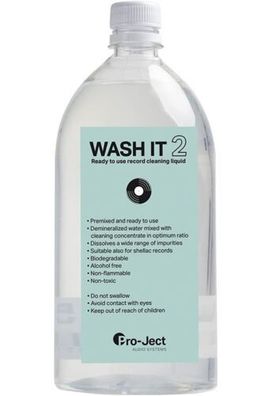 Pro-Ject Wash It 2 1000ml Reinigungsflüssigkeit für alle Plattenwaschmaschinen