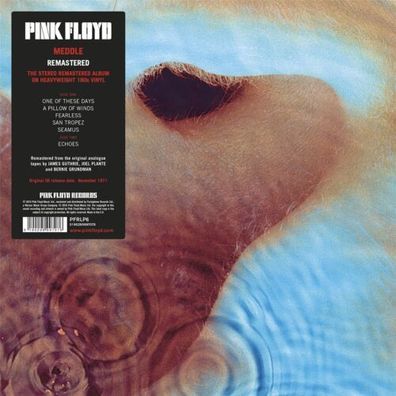 Pink Floyd Meddle 180g 1LP Vinyl Gatefold 2016 Pink Floyd Records PFRLP6