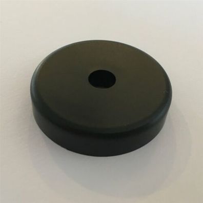 Analogis Single-Puck PS-45 R rund Kunststoff schwarz Höhe 9 mm 6110