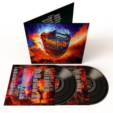 Judas Priest Invincible Shield 180g 2LP Black Vinyl Gatefold Alternate Cover