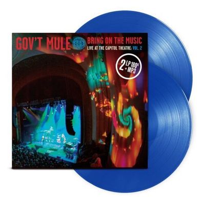Gov't Mule Bring On The Music Live Vol.2 LTD 180g 2LP Blue Vinyl Gatefold