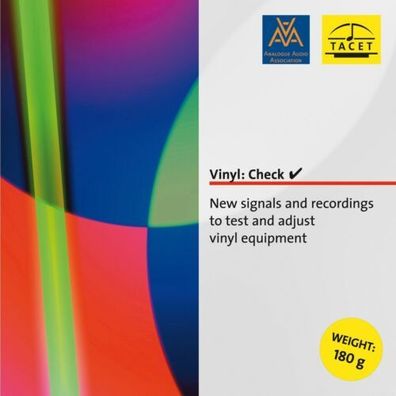 Analog Audio Association Tacet Vinyl Check Testschallplatte Test Record