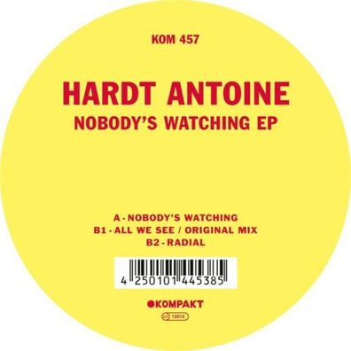 Hardt Antoine Nobody's Watching EP 12" Vinyl EP 2023 Kompakt