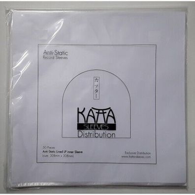 Katta Sleeves Innenhülle Lined LP 12" Vinyl 308x308mm 50 Stück Made in JAPAN
