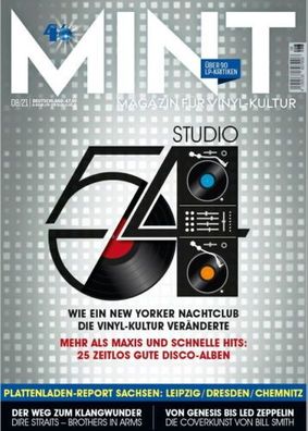 Mint Magazin No.46 (08/21) Studio 54 Vinyl-Report Sachsen