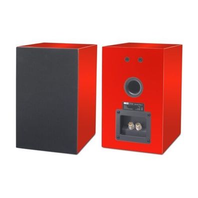 Pro-Ject Speaker Box 5 hochglanz rot 2-Wege Regal Lautsprecher 1 Paar