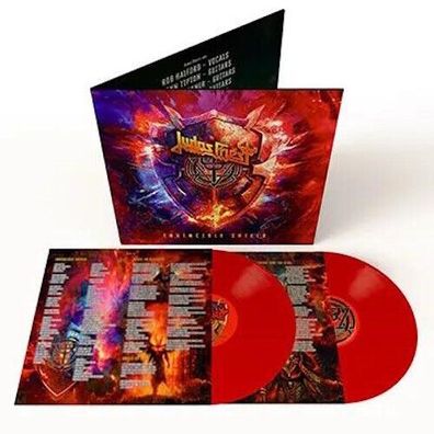 Judas Priest Invincible Shield LTD 180g 2LP Red Vinyl Gatefold 2024 Columbia