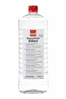 Knosti Disco-Antistat BiDest Bidestiliertes Wasser 1 Liter