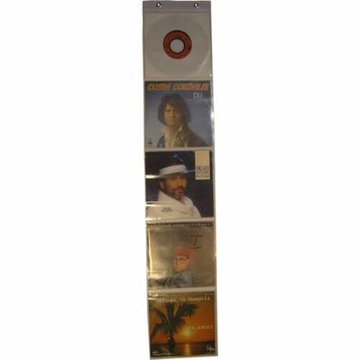 Vinyl Single Deco Display Schallplatten Wandaufhänger Aussteller für 5 Singles