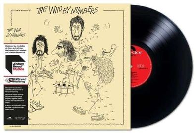 The Who By Numbers LTD 180g 1LP Black Vinyl Half Speed Mastering 2024 Polydor