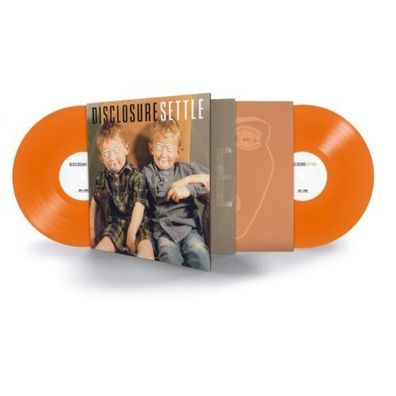 Disclosure Settle 2LP Transparent Orange Vinyl Gatefold 2023 Island