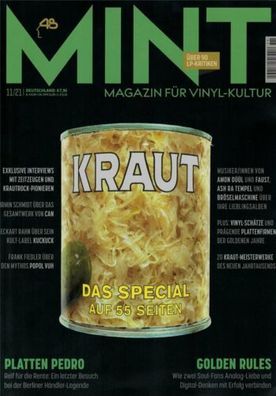 Mint Magazin No.48 (11/21) Krautrock Special CAN Popol Vuh Amon Düül Ash Ra