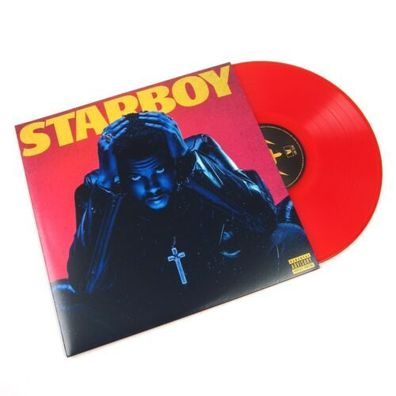 The Weeknd Starboy LTD 2LP Translucent Red Vinyl 2017 Republic