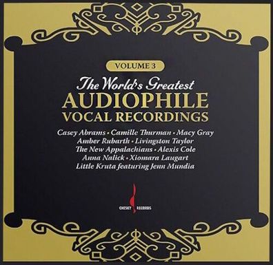 The World's Greatest Audiophile Vocal Recordings Vol 3 180g 1LP Vinyl Chesky Rec