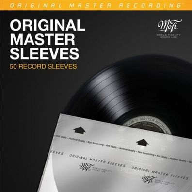 Mobile Fidelity Sound Lab MFSL Original Master Sleeves Innenhüllen 50 Stück