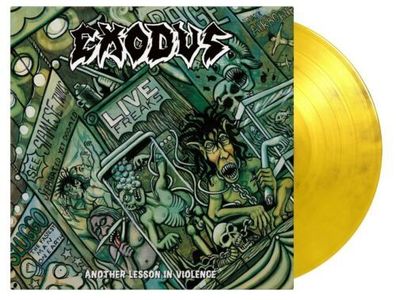 Exodus Another Lesson In Violence 180g 2LP Marbled Vinyl 2023 Music On Vinyl