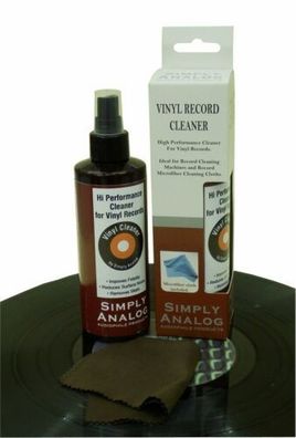 Simply Analog Vinyl Cleaner Schallplattenreiniger 200ml incl Microfasertuch