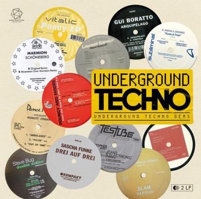 Underground Techno OXIA Marmion SLAM Vitalic CARL COX 2LP Vinyl 2023 Wagram