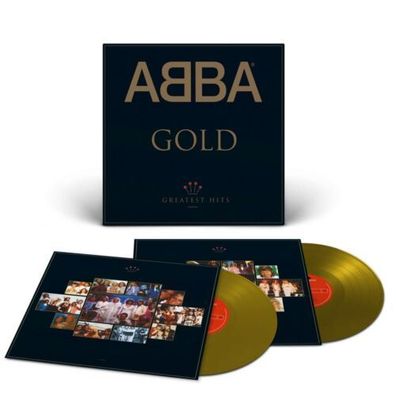 Abba Gold Greatest Hits 2LP Gold Vinyl 2019 Universal
