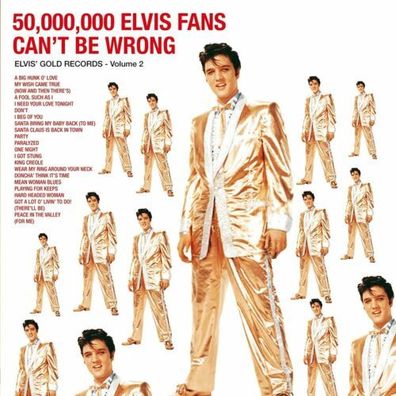 Elvis Presley 50,000,000 Elvis Fans Can't Be Wrong 180g 1LP Vinyl Music on Vinyl