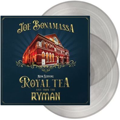Joe Bonamassa Now Serving Royal Tea Live From The Ryman 180g 2LP Clear Vinyl