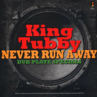 King Tubby Never Run Away Dub Plate Specials 1LP Vinyl 2018 Jamaican JRLP068