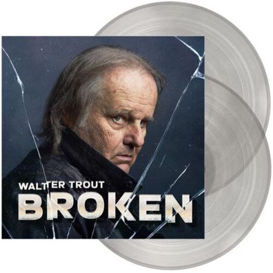 Walter Trout Broken 2LP Transparent Vinyl Gatefold 2024 Mascot Provogue PRD77231