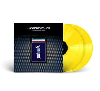 Jamiroquai Travelling Without Moving 25th Anniversary 2LP Yellow Vinyl Gatefold