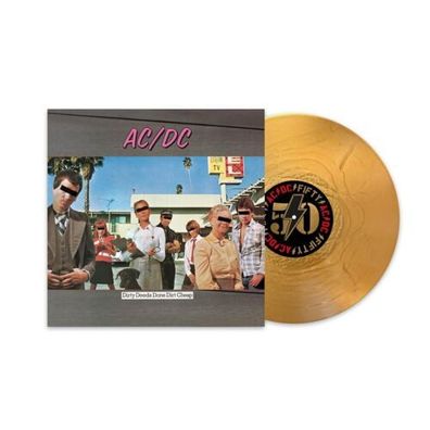 AC/ DC Dirty Deeds Done Dirt Cheap LTD 1LP Gold Nugget Vinyl AC/ DC FIFTY 2024