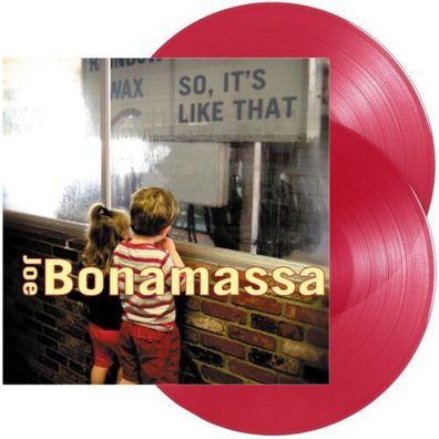 Joe Bonamassa So, It's Like That 180g 2LP Transparent Red Vinyl Gatefold 2023