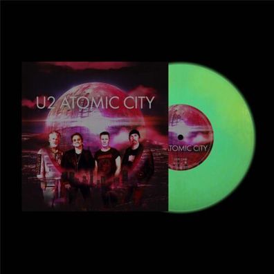 U2 Atomic City LTD 7" Photoluminescent Transparent Vinyl 2023 Island Records