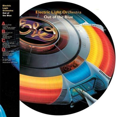 Electric Light Orchestra Out Of The Blue LTD 2LP Picture Disc Vinyl 2017 Sony