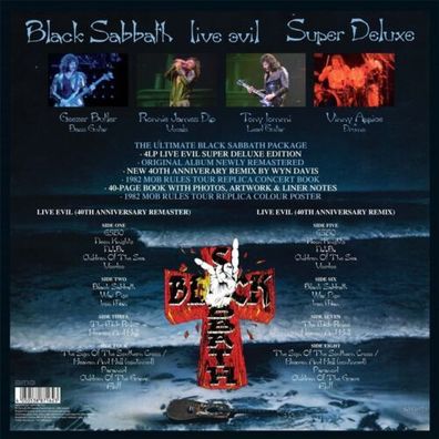 Black Sabbath Live Evil LTD Super Deluxe 40th Anniversary Edition 4LP Vinyl Box