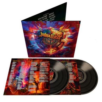 Judas Priest Invincible Shield 180g 2LP Black Vinyl Gatefold 2024 Columbia