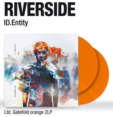 Riverside ID. Entity LTD 180g 2LP Orange Vinyl Gatefold 2023 Inside Out Music